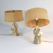 Set van 2 Amerikaanse vintage  tafellampen