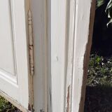 Cupboard door h201.5xl91.5cm with its 19th century molded frame