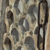 Jali - Antique Indian openwork wooden door no.6