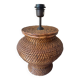 Wicker lamp foot