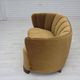1960s, 2-seater Danish "Banan" sofa, original olive/green furniture velour.