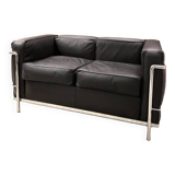 Magnificent high-end sofa Model LC2 by Lecorbusier for Cassina