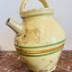 Old Savoyard pottery, decorated with orange and green edging