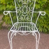 Fauteuils provençaux en fer forgé