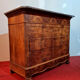 Louis Philippe period chest of drawers in walnut bramble stamped around 1830