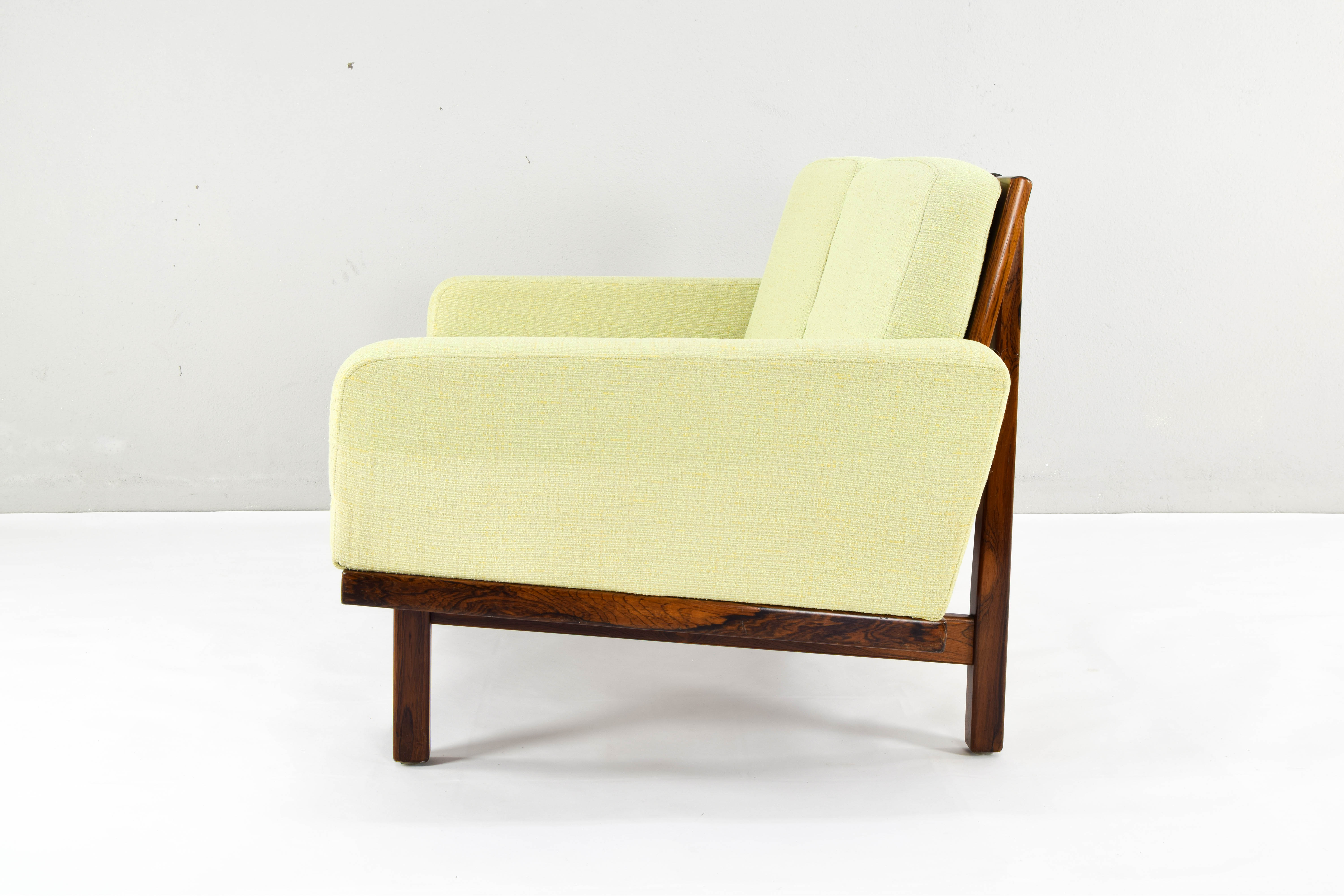 Eric merthen scandinavian modern tornado sofa 2-seater for ire möbler sweden 60s