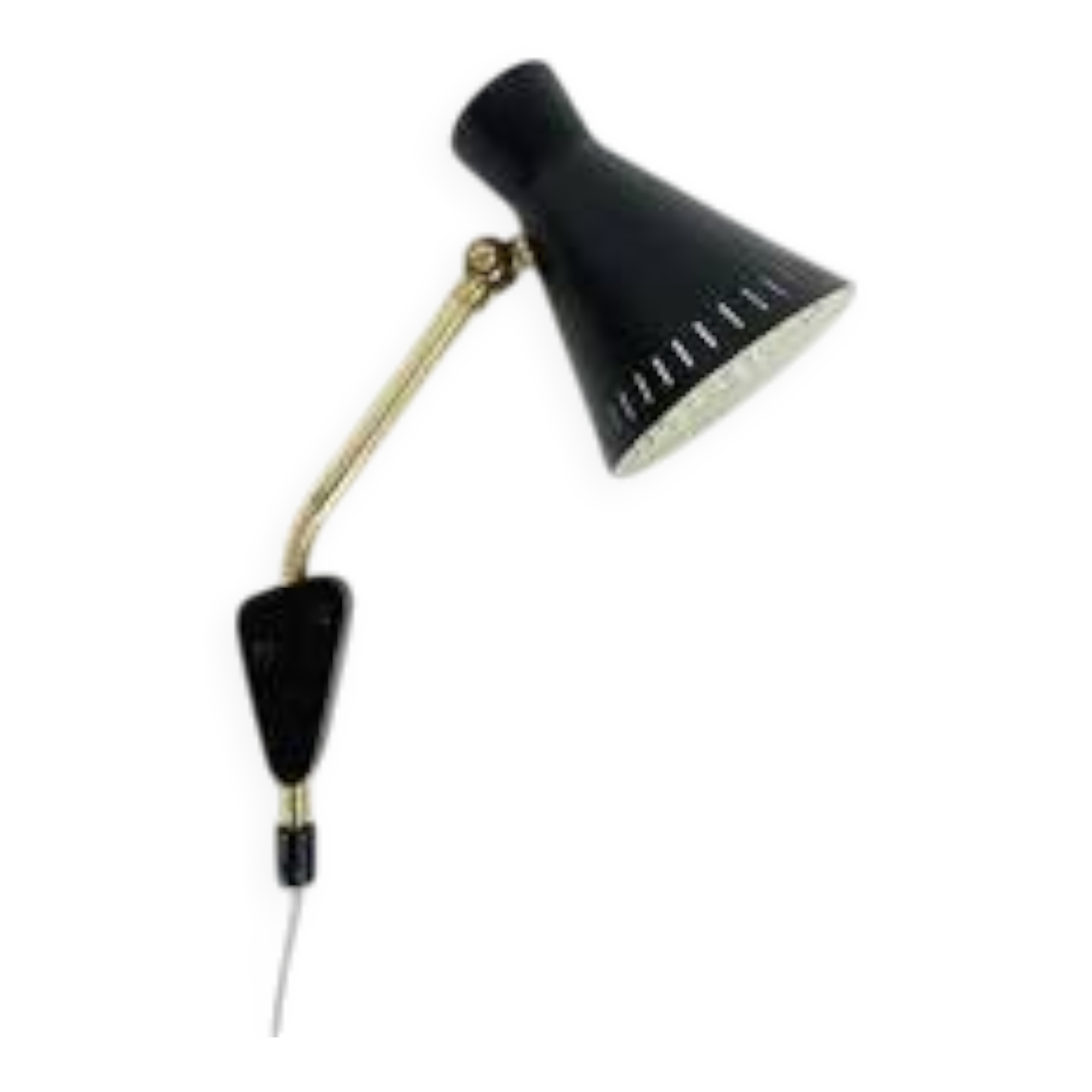 Scandinavian Diabolo wall light model 215 by EAE, Sweden, 1950s.