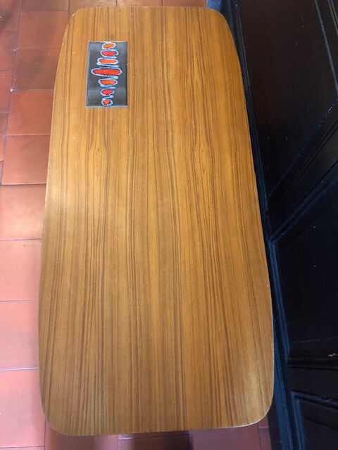 Scandinavian coffee table compass foot