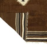 Turkish Anatolian Handmade Vintage Area Rug 190 cm x 137 cm