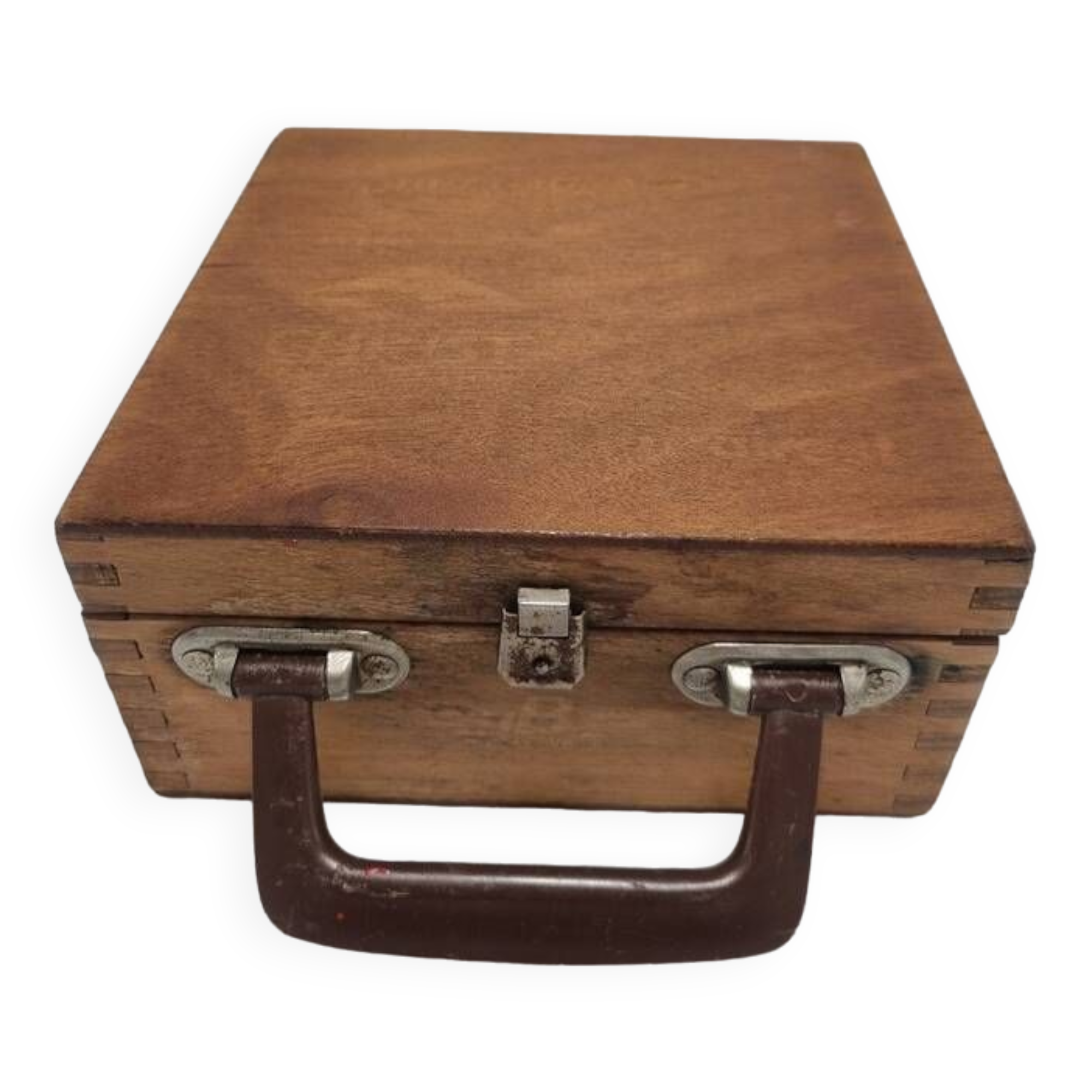 Wooden suitcase