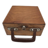 Wooden suitcase