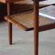 Table basse danoise double plateau en teck 1960