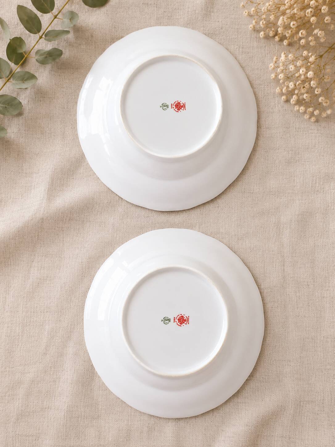 Antique serving dishes
