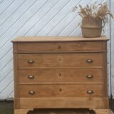 Antique chest of drawers with a chic country feel