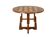 Guillerme and Chambron. Oak and ceramic side table. 1970s-80s.