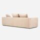 Sofa kopenhaga beige velour, scandinavian design