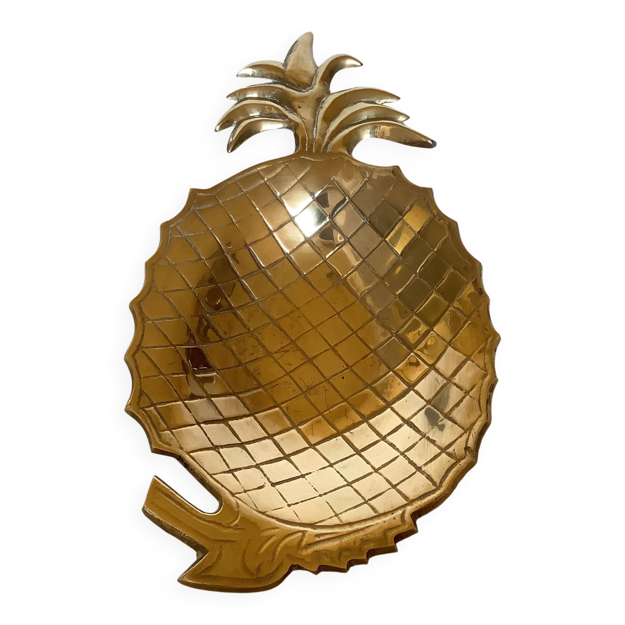 Pineapple brass catchall