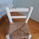Chaise paillée enfant