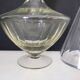 Two glass carafes