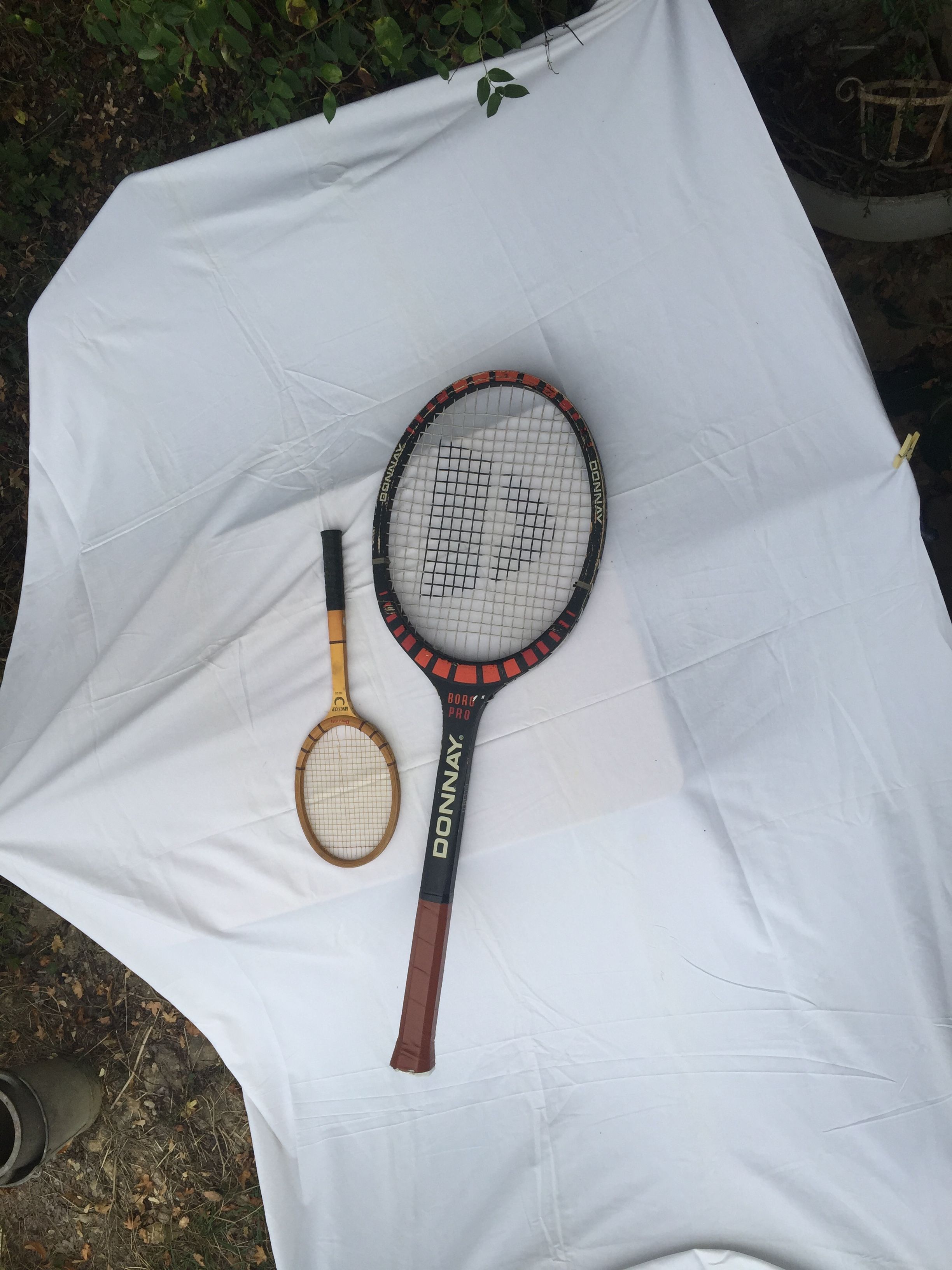 Giant donnay Borg Pro wooden tennis racket all wood