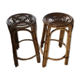 Barstool wicker bamboo