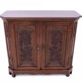 Commode ancienne datant d'environ 1880, France. Après rénovation.