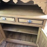 Buffet two bodies in raw pine