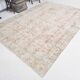 7x10 Blush Pink All-Over Floral Anatolian Vintage Rug, 215x304Cm