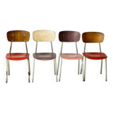 Chaises d'école Bistro, lot de 4