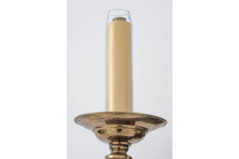 A pair of wall lamps, mid 20th century