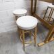 Standing table and 4 high stools Baumann 1990