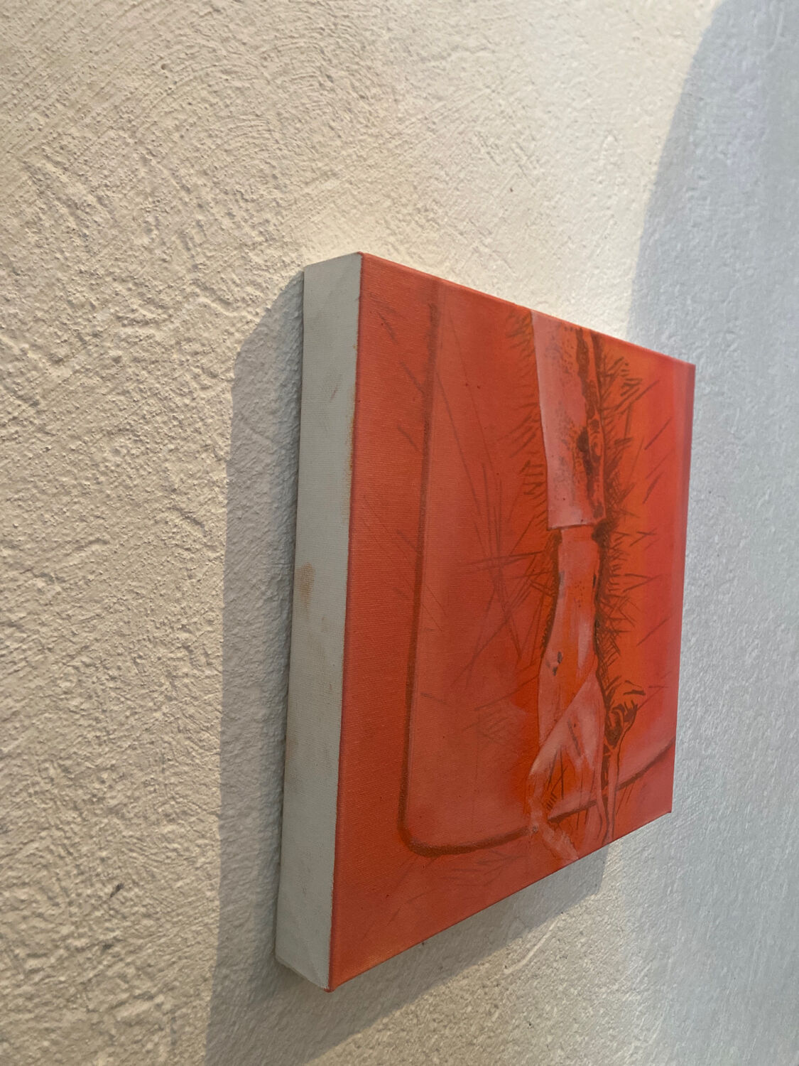 Poulpe huile sur toile