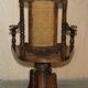 Antique Victorian swivel office armchair