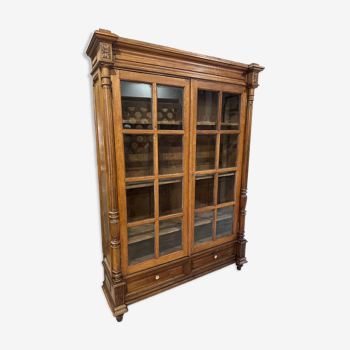 Walnut display case