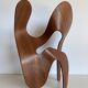 Mrs. Charles Eames_ The shadow does not bend, walnut plywood sculpture