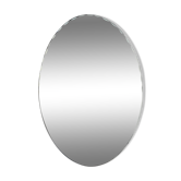 Vintage beveled oval mirror 44x60cm