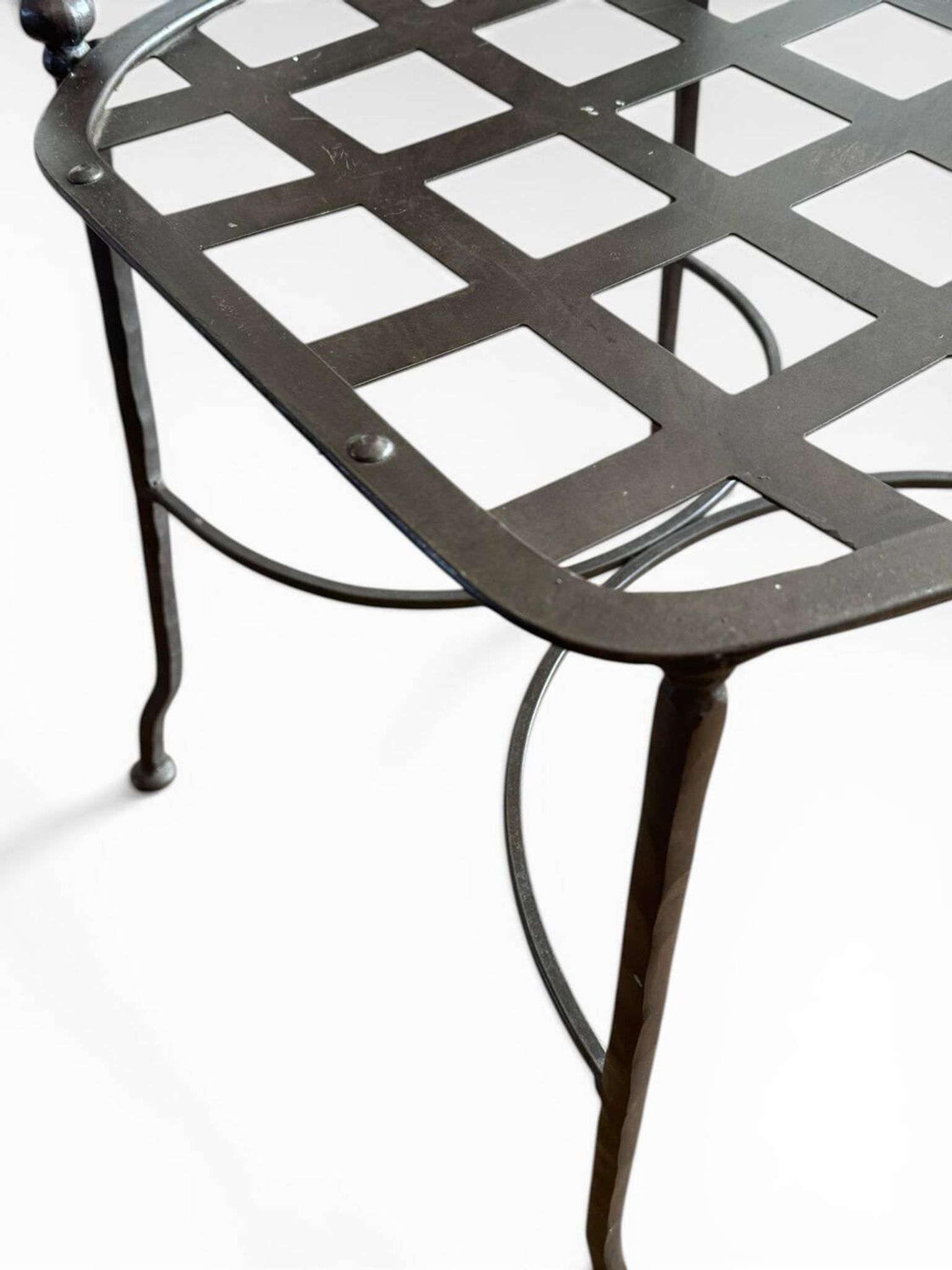 6 handcrafted wrought iron Provençal chairs