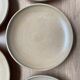 Set of 6 stoneware dessert plates