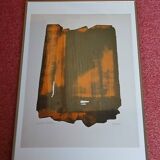 Pierre soulages d'après eau forte xvi  1961