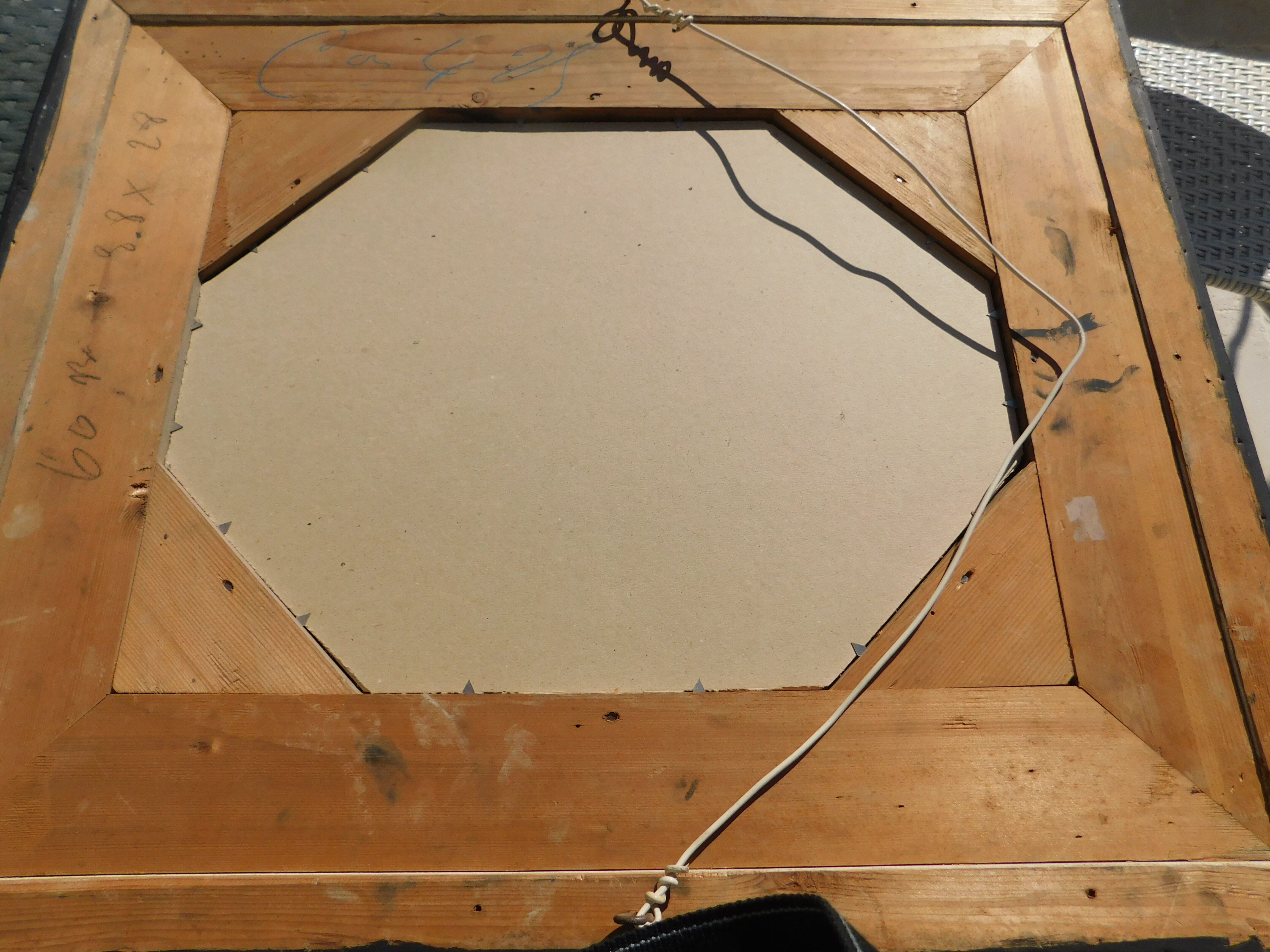 Mirror Napoleon III period 55x65cm