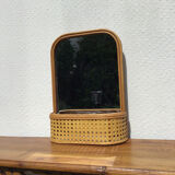 Rattan shelf