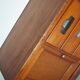 large vintage french oak haberdashery cabinet or shop counter, 1950s