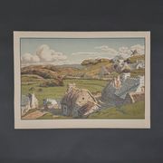 Lithograph by Henri Rivière, Aspects of Nature - The Valley