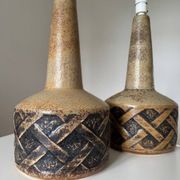 Paire de lampes de table, Søholm Stentøj, Danemark, années 1960, ensemble de 2