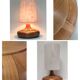 Solid wood lamp foot circular design 90s