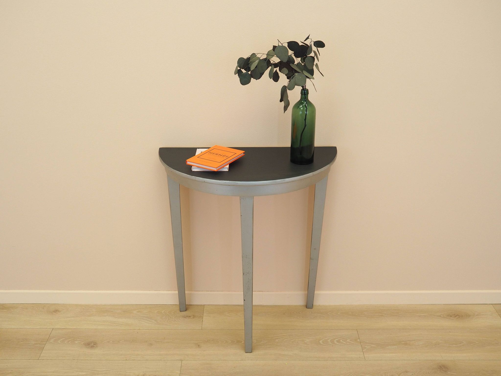 Table console en pin, design danois, années 1960, fabriquée au Danemark