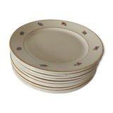 10 Badonviller dessert plates