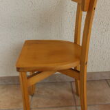 Duo of bistro chairs 60s