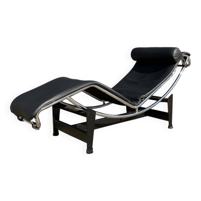 3x Originele Cassina Le Corbusier Lc4 Black/chrome, Als Nieuw!
