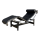 3x Original Cassina Le Corbusier Lc4 Black/chrome, New!
